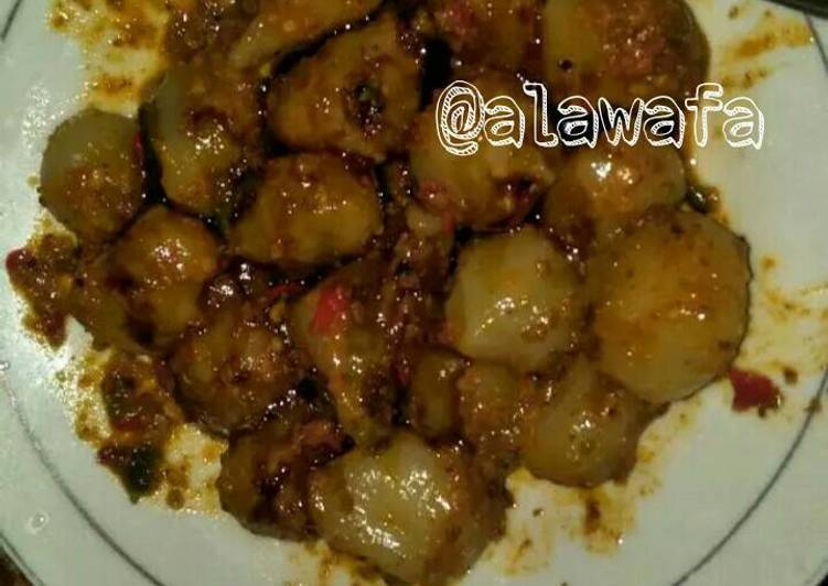 gambar untuk resep makanan Cilok pedas nampol