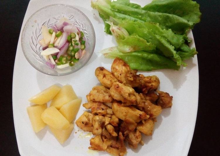 gambar untuk resep Ayam Shawarma, Diet Mayo H2 (Dinner)