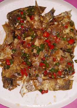 Ikan bawal sambal dabu dabu