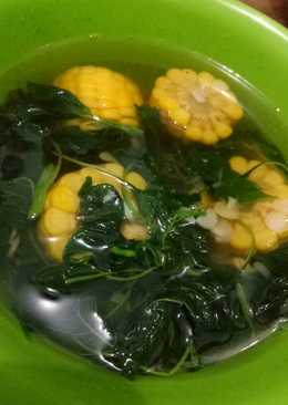 Sayur bayam jagung