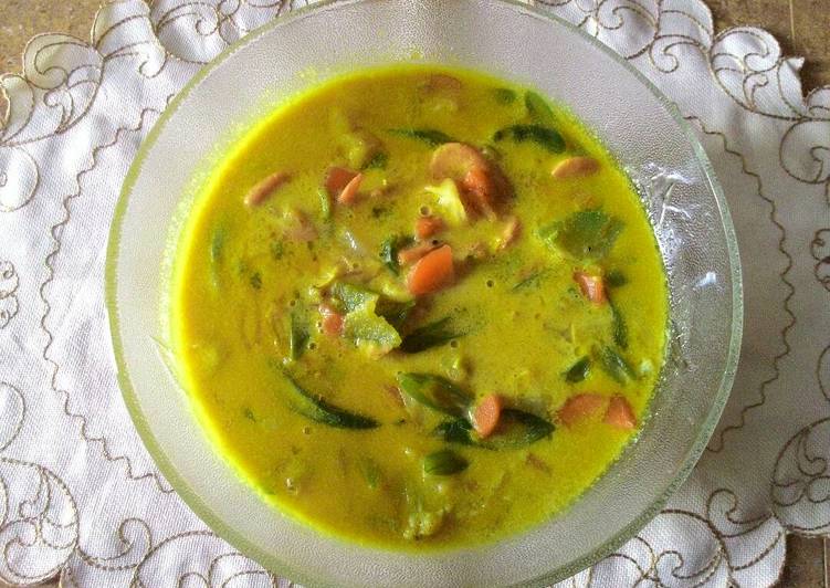 gambar untuk resep makanan Sayur lodeh kuning