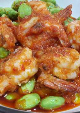Udang Pete Tauco Pedas