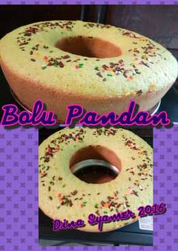 Bolu Pandan 3 Telur Enak