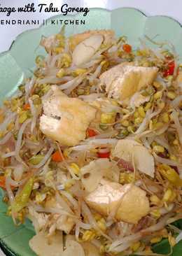 69.Tumis Taoge with Tahu Goreng