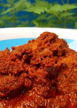 Rendang Daging dgn air kelapa