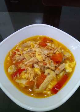 Ayam suwir kuah tomat#BikinRamadanBerkesan