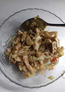 Tumis tempe jamur tiram