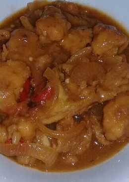 Ayam jamur crispy asam manis