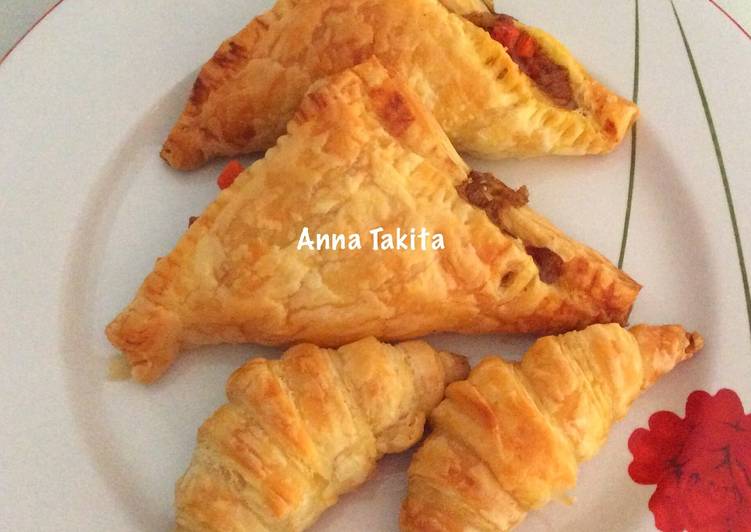 resep lengkap untuk Curry Puff & Croissant