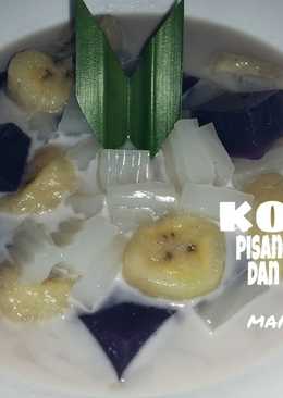 Kolak isi pisang, nutrijell dan hongkwe