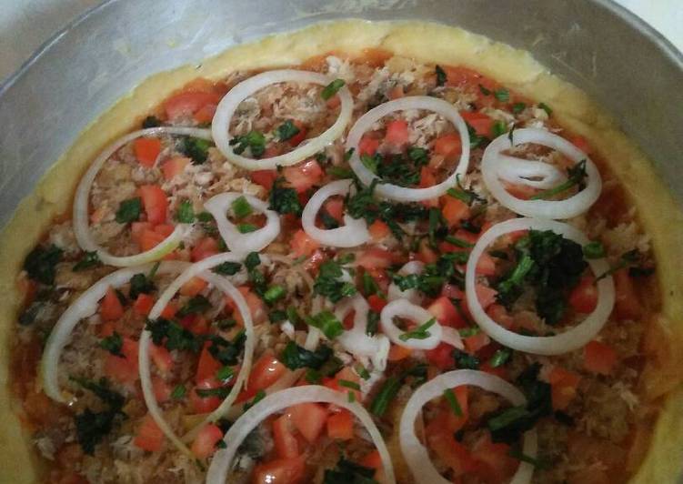 Resep Tuna Pizza Homemade Karya Padang Aisyiyah
