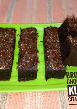 Brownies chocolatos klasik cita rasa kopi (versi kukus)