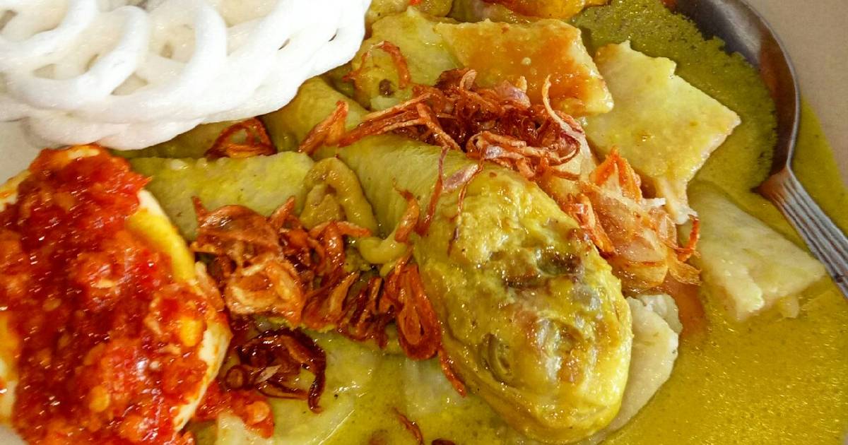 39 resep lontong opor ayam enak dan sederhana - Cookpad