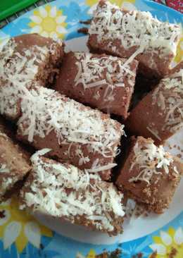 Brownies keju kukus simple ala kadarnya