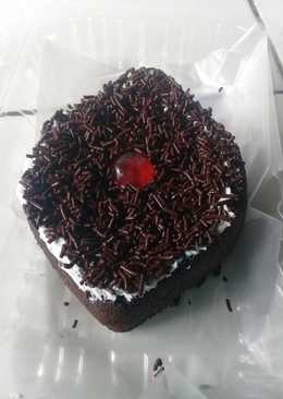 Cake coklat moist mini 1 telur