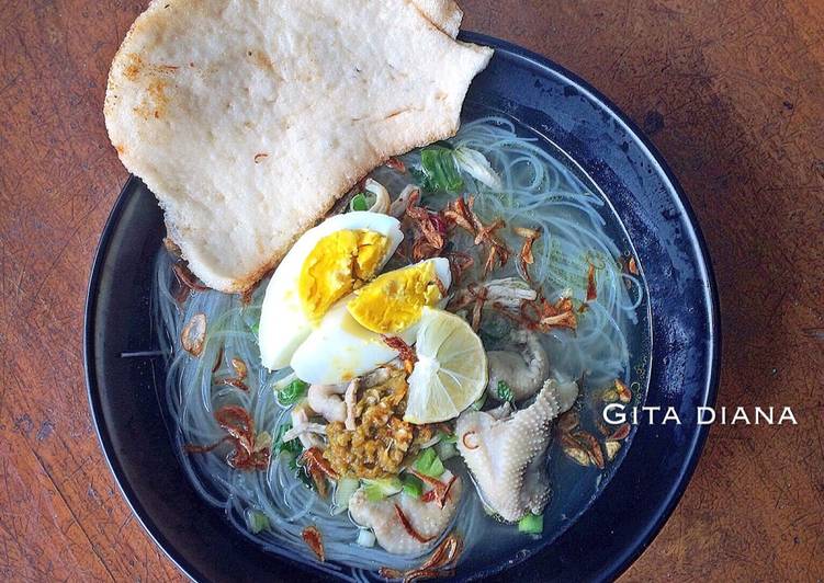 bahan dan cara membuat Soto Ayam / Miso