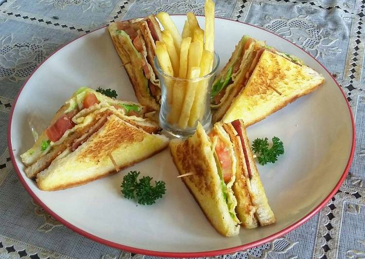 resep masakan Club Sandwich