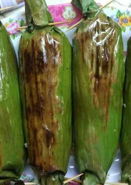 Nasi Bakar Ayam Jamur Pedas