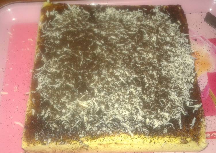 cara membuat Brownies keju kukus