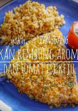 Panggang Ikan Kembung Aroma dan Tomat Isi Keju