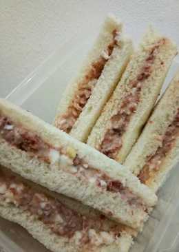 Sandwich Kornet Telor Sederhana