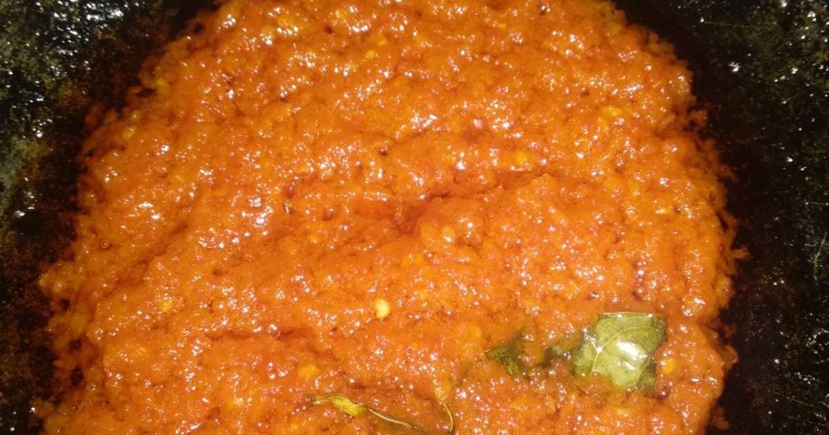 44 Resep Sambal Merah Padang Enak Dan Sederhana Cookpad