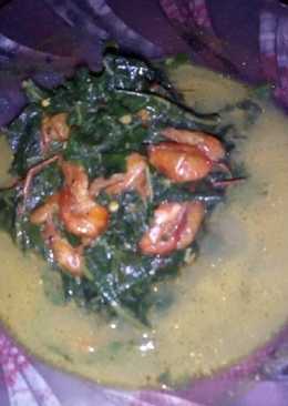 Gulai daun singkong udang