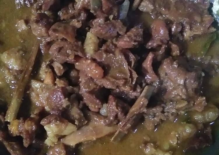 bahan dan cara membuat Gulai kambing #FestivalResepAsia#(Indonesia)#(Daging Kambing)