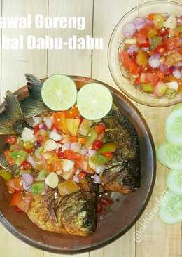 Bawal Goreng Sambal Dabu-dabu