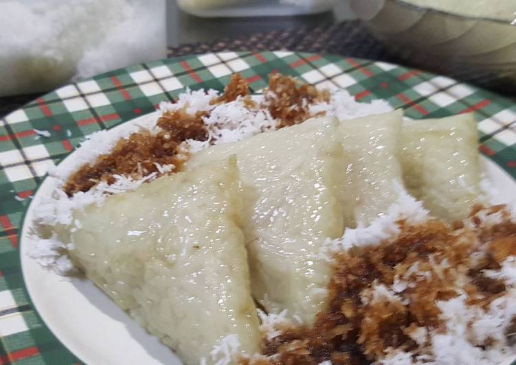 gambar untuk resep makanan Lupis enak, manis gurih gampang pake presto