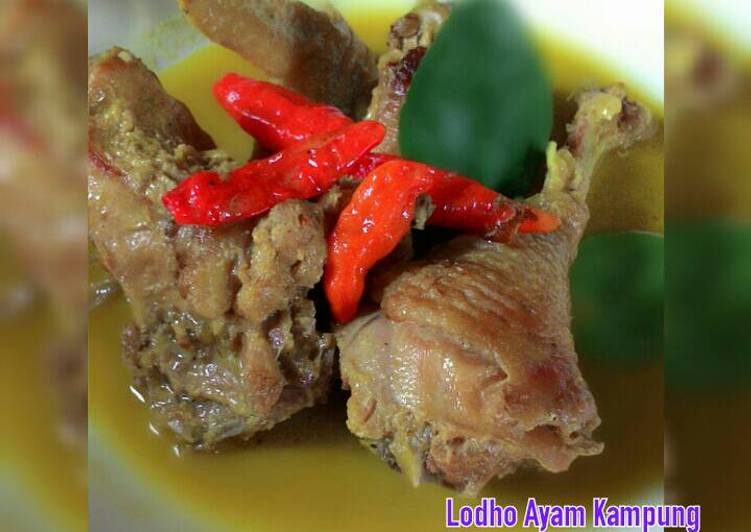 resep Lodho Ayam Kampung