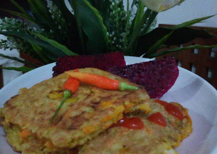 resep Omelet oatmeal vegetables