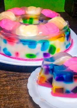 Puding mozaik milk ala khalimah kitchen's