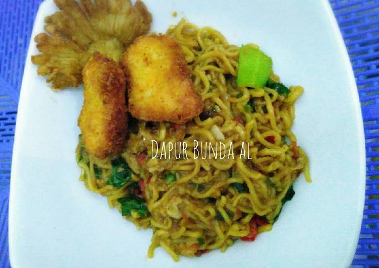 resep masakan Mie goreng cakalang kW