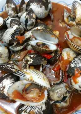 Masak kerang dara saos tiram pedas