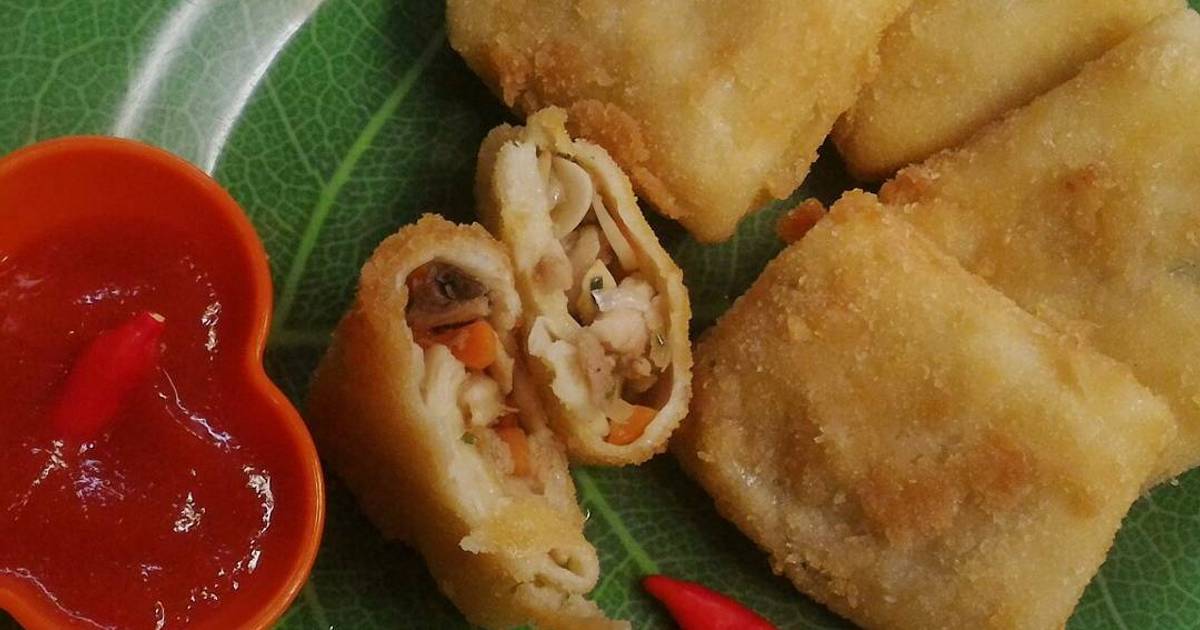 Resep Risol Isi Ayam Enak Dan Sederhana Cookpad