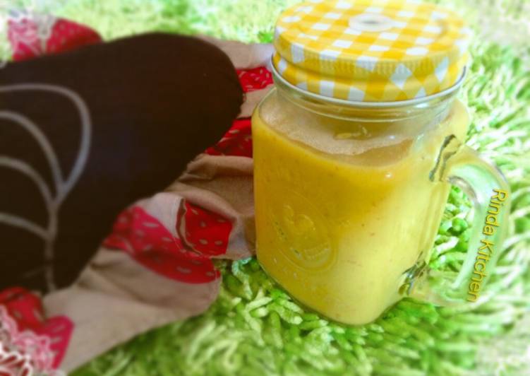 Resep Apple Mix Manggo Cream Juice