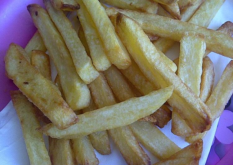 cara membuat Crunchy French Fries aka Kentang Goreng ala2 KFC