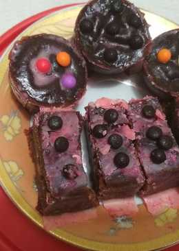 Chocolate cake eggless (oven/kukus)