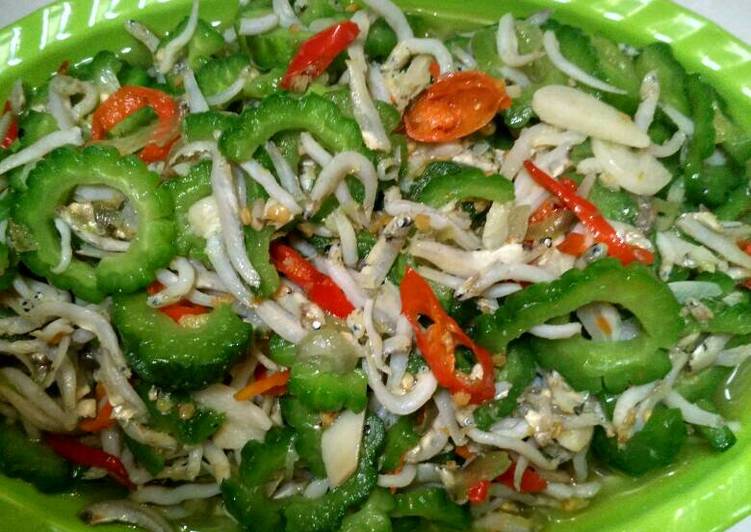 Resep Tumis pare Dan teri - Lis Maria ulfa