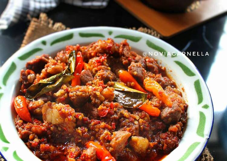 resep masakan Oseng sapi mercon