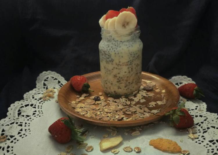 gambar untuk resep makanan Overnight Oat