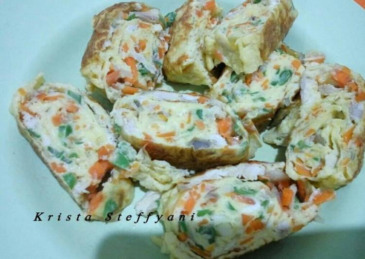 gambar untuk resep makanan Geranmari (Telur dadar gulung/ omelet ala Korea)