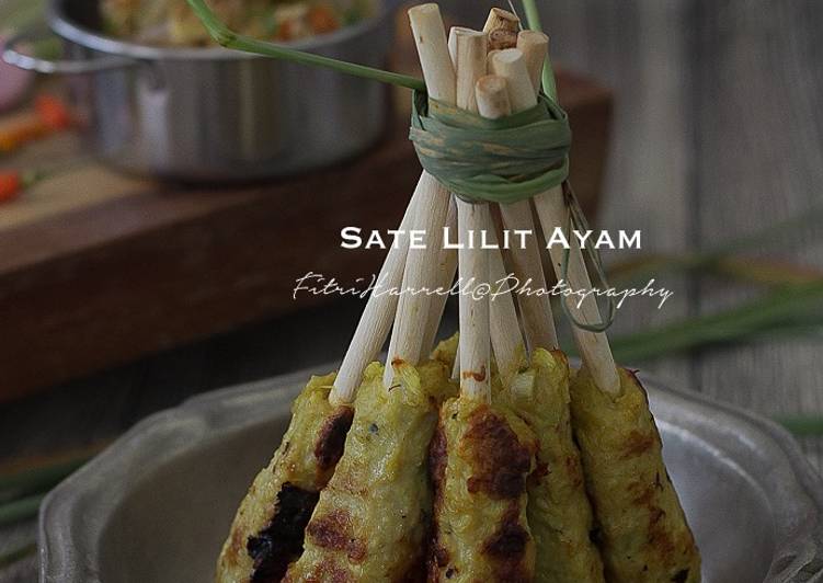 cara membuat Sate Lilit Ayam khas Bali