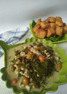 Sayur tempe Lombok ijo...daun so