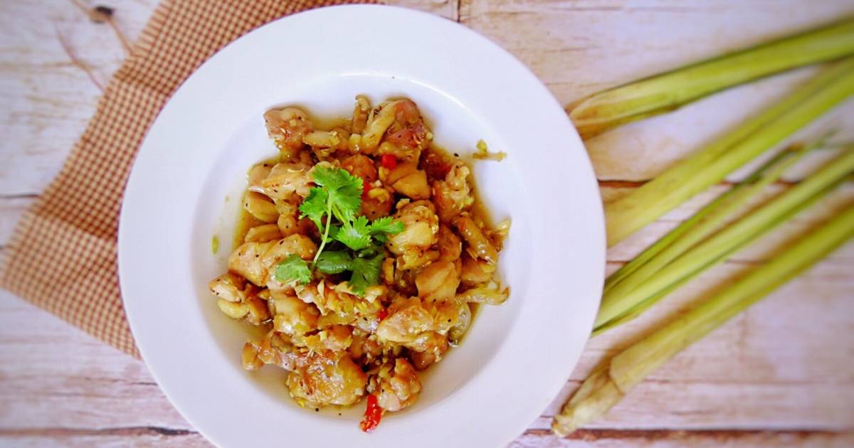 Resep Vietnamese Lemongrass Chicken / Ayam masak Sereh ala Evi Can Cook