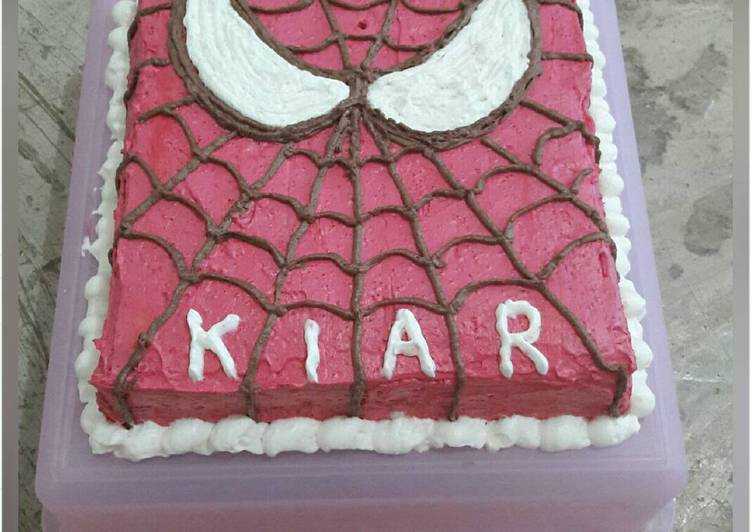 Gambar Kue Ultah Spiderman Kotak | Gambar Spiderman