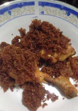 Ayam Serundeng Tanpa Kelapa