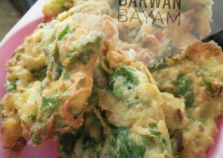 resep lengkap untuk BAKWAN BAYAM&Mie