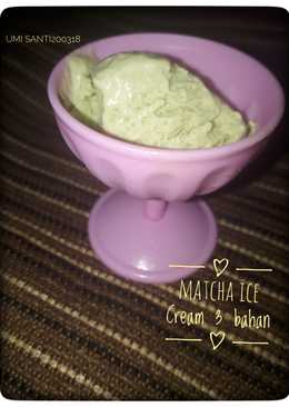 Matcha Ice Cream 3 bahan#Maree